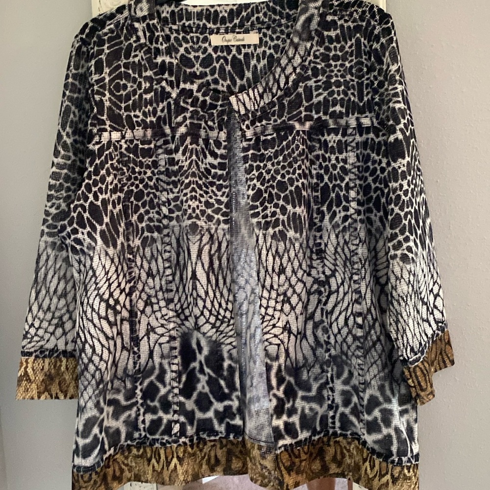 Onque Casuals Animal Print Jacket $10